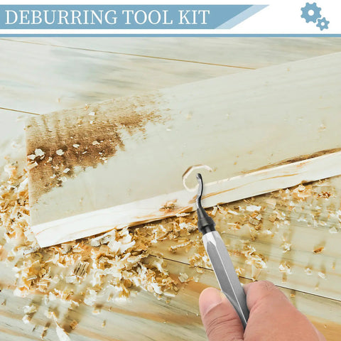 Pro Deburring Tool With 12 HSS Blades For 3D Prints Metal PVC And Plastic Quick Edge Cleanup And Smooth Finishes In Seconds