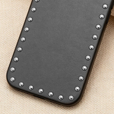 Double Cap Leather Rivets Snap Fasteners Kit Silver 100 Sets For Leather Crafting Handbags Belts And Bags With Easy Hand Install No Tool Required Decorative Metal Snaps on black leather case