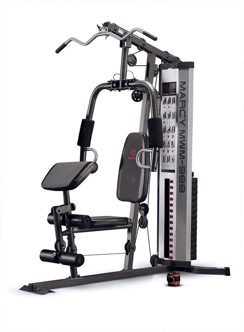 Multifunction Steel Home Gym System With 150 Pound Weight Stack For Full Body Strength Training At Home Beast Mode Ready, Heavy Duty Frame
