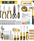 328 Piece Tool Kit For Home And Auto Hand Repair Tool Set In A Sturdy Toolbox With Drawer organized on white background