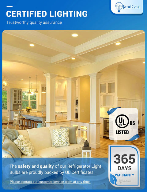 Living room with dimmable BR30 LED flood light bulbs in ceiling, E26 base, UL listed, energy saving, soft white lighting
