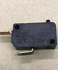 Heavy Duty Micro Switch With Pin Plunger Snap Action Design Rated At 250 VAC And 21 Amps showing contacts and labeled terminals.