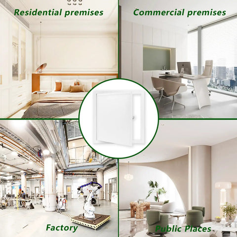 Heavy Duty 12X12 Inch Metal Access Panel With Secure Key Lock Slick Flush Mount For Drywall And Ceilings Thicken 1mm Galvanized Steel view in residential and commercial settings