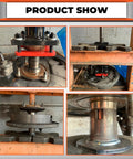 Rear Axle Bearing Puller And ABS Tone Ring Installer Kit for Toyota 4Runner Tacoma Tundra Hilux shown in use