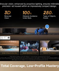 X60 Max Ultra Complete Robot Vacuum And Mop Slim 3.13In Ultra Thin Design With 35000Pa Suction shown under furniture next to toy car
