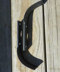 Close-up of Replacement Tines For RTL And RTS Tillers, 20 Pack, Black Steel, mounted on wood panel.