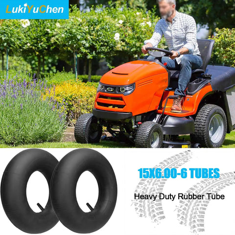 Beefy Heavy Duty Inner Tube For 15x6.00-6 Tires With TR13 Straight Valve Stem with lawn mower and tubes in garden
