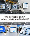 15.6 Inch All In One Industrial Panel PC With Android 12 Fanless RK3399 used in various industrial applications