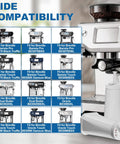 Wide compatibility chart for Six Pack Replacement Water Filters For Espresso Machines Compatible With Barista Touch And Barista Pro Models.