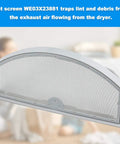 Dryer Lint Screen Replacement Fits GTD Series Models Like GTD33EASK0WW with durable mesh screen displaying on white background.