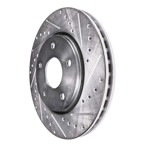 Front Brake Kit With Drilled And Slotted 12.99 Inch Rotors For 2011-2020 Jeep Grand Cherokee And 2011-2018 Dodge Durango Replacement