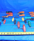 Pro Grade Hardened Steel Torx Drivers 25 Piece Assorted Sizes T9 To T40 Heavy Duty Repair Kit For Mechanics And Handymen displayed on blue background.
