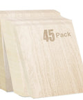 45-pack stack of 12 By 12 Inch Premium Baltic Birch Plywood One Eighth Inch Thick Unfinished Wood AA Grade for crafting and laser projects