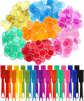 24 Pack Magnetic Bingo Wands With 700 Metal Translucent Chips, colorful sorting and counting toys for kids, six colors