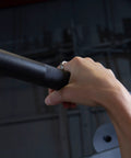 Top Shelf Dual Stack Cable Crossover Machine For Home And Commercial Gyms Featuring Professional Functional Training Rig close-up of textured grip handle.