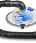 Low-Pro Plus Cyclone Dust Separator for Shop Vacuums, High-Flow Dust Collection Kit with 2.5 In Adapter and 3 Ft Hose, Made in USA