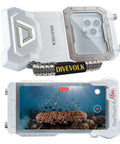 Underwater touchscreen phone case for iPhone 12 13 14 15 Pro and Pro Max waterproof to 60 meters lets you use the full screen.