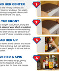 Instructions for using the Beefy Steel Reinforced Lazy Susan Cabinet Organizer Turntable. Tips for loading safely and efficiently.