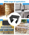 Easy Install Chair Fastener Clips For Outdoor Rattan Furniture Sturdy Heat Resistant Clamps To Stop Movement And Wobble 4.3 CM