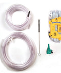 Electronic Water Level 25 Contractor Kit With 50 Ft Hose And Accessories Bright Yellow for leveling long distances