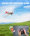 4 Channel RC Plane With 6 Axis Gyro, Easy To Fly For Beginners And Adults, Aerobatics Ready, P51D Mustang Style in flight