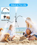 Portable Misting System With Standing Frame 6000mAh Battery Powered Outdoor Mist Kit for Patio Beach Pool Camping 20L Reservoir