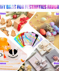 100 Pack Holographic Mylar Resealable Bags 3x3 Inch With Clear Window For Candy Snacks Small Biz Storage, festive gift ideas.