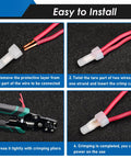 Steps to use Rugged Nylon Closed End Crimp Connectors Set 580-Piece Wire Nuts for Electrical and Audio Wiring