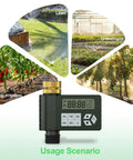 Garden Hose Faucet Water Timer With Brass Inlet For Outdoor Irrigation Programmable Sprinkler Timer With Rain Delay in various usage scenarios.