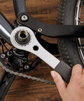 Pro Grade Bottom Bracket Tool For Removal And Installation Fits Shimano Hollowtech II BB9000 BBR60 12x46mm Includes Crank Cap Wrench