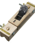 Pro Grade 45 Degree Chamfer Hand Plane For Real Woodworkers With Dead Simple Adjustments Razor Sharp Skewed Blades Plus Rugged Brass Sole For Knockout Edges You Can Truly Trust on display, featuring wooden body and metal blade.