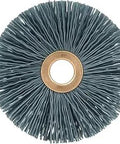 3 Inch Nylox Wheel Brush With.022/120SC Crimped Fill, 1/2 Inch Arbor Hole, Targeted Cleaning For Recesses And Tight Spots, Durable Radial
