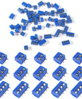Fifty Piece 5.08mm Pitch PCB Mount Screw Terminal Block Connector Kit With 30 Two Pin 10 Three Pin And 10 Four Pin Units