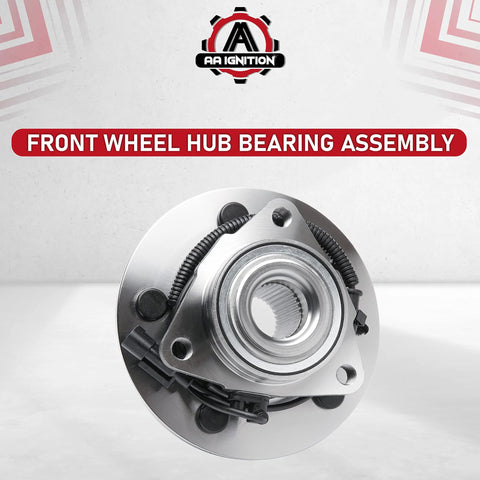 Front Wheel Hub Bearing Assembly With ABS Sensor Cable For Dodge And Ram 1500 Trucks 2011 To 2019 2WD And 4WD Replaces 515151 951-094 Durable Replacement To Restore Ride Smooth And Quiet Wheel Rotation