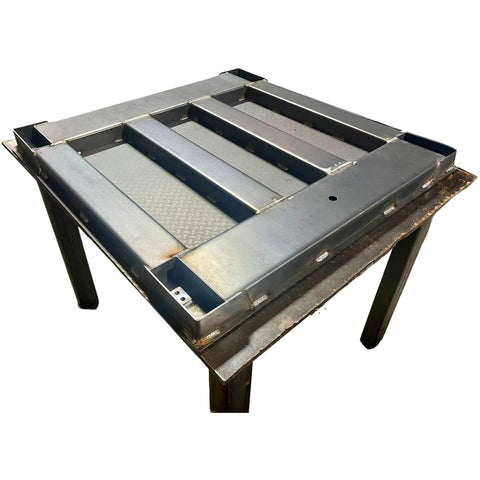 Killer Precision Industrial Floor Scale With Bright Digital Indicator and Rock Solid 36 by 36 inches platform, steel construction for pallet weighing.