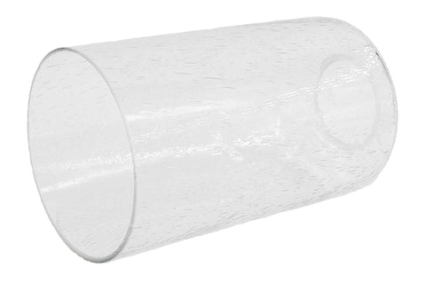 Seeded Bubble Glass Cylinder Shade For Light Fixtures 3 Pack Clear Replacement Fits 1 Inch By Five Eighths Fitter Modern Vintage Glow
