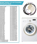Washer Lid Lock Service Kit For Heavy Duty Front Load Washers Replacement Easy Install and compatible model list