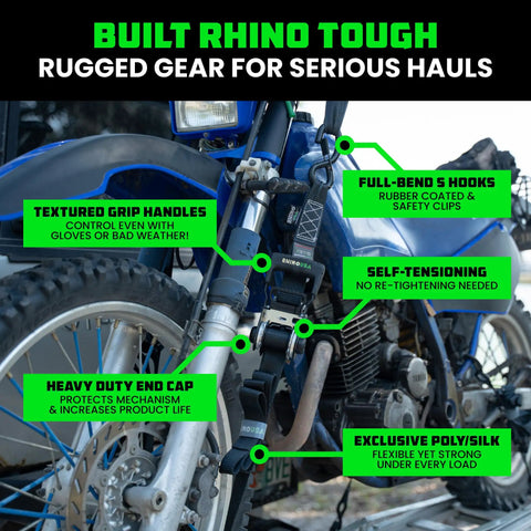 Heavy Duty Self Tensioning Ratchet Straps 2 Pack Keep Your Cargo Dead Locked And Tight As A Drum For Trucks And Trailers Auto Adjust Cam Design Makes Hauling A Total Breeze No Drama