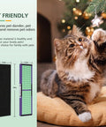 Cat near Christmas tree with 2 Pack HEPA Filter C Replacement With Pet Pure Treatment For Guardian Air Purifier FLT5000 And 8 Pack Activated Carbon Pre Filters