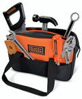 Junior Tools Set In Sturdy Tool Bag With 13 Pieces For Kids Realistic Builder Kit Hammer Hand Saw Screwdriver And More