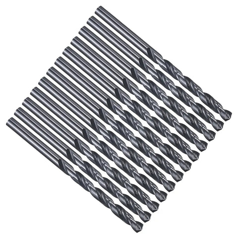 Beast Mode No 16 Drill Bits M2 High Speed Steel With Straight Shank, 135 Degree Split Point, Nitrided Black Finish, 12 Pack