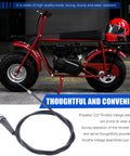 Throttle Linkage Kit And Governor Control Assembly For Predator 212 And 196cc Engines with cable and mini bike in background