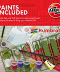 Paints and tools included with Spitfire One To Seventy Two Scale Model Airplane Kit for Beginners and Collectors No Brainer