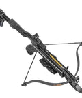Desire XL Pistol Crossbow Self Cocking With Adjustable Stock Up To 2.5 Inches, Compact Handheld Crossbow, Black, Top View
