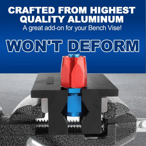 Aluminum 4 Inch Vise Jaws Pads And Nylon Soft Vise Jaws For Bench Vise Magnetic Jaw Covers Non Scratch Protection 4 Inch Fit 2 Pairs For DIYers And Car Buffs on bench vise