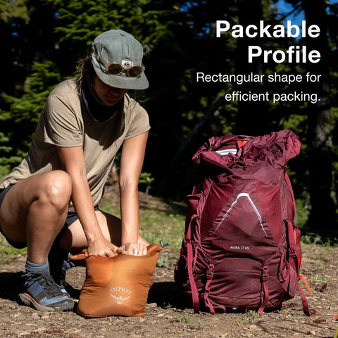 Person securing Ultralight 3L Waterproof Dry Sack Roll Top Closure Lightweight Grab and Go Compact Dry Bag for Camping