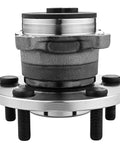Front view of Pair Rear Wheel Bearing And Hub Assembly For Mazda 3 2004 To 2013 And Mazda 5 2006 To 2017 Pro Grade Durable