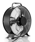 Beefy High Velocity Dual Speed Metal Drum Fan With Sleek Design And Quiet Operation, Durable Metal Construction, side view