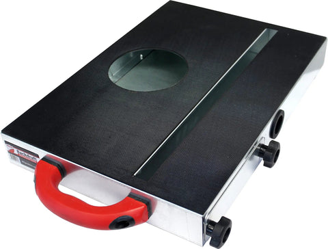 Backdraft Dust Reduction System for Dry Cutting Drilling and Polishing, Portable Dust Busting Containment With Carry Handle, 18-Inch Cutting Slot