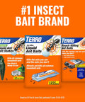 Packaging of Liquid Ant Bait Stations For Indoor Control 12 Count Bait System That Attracts And Kills Ants Fast.